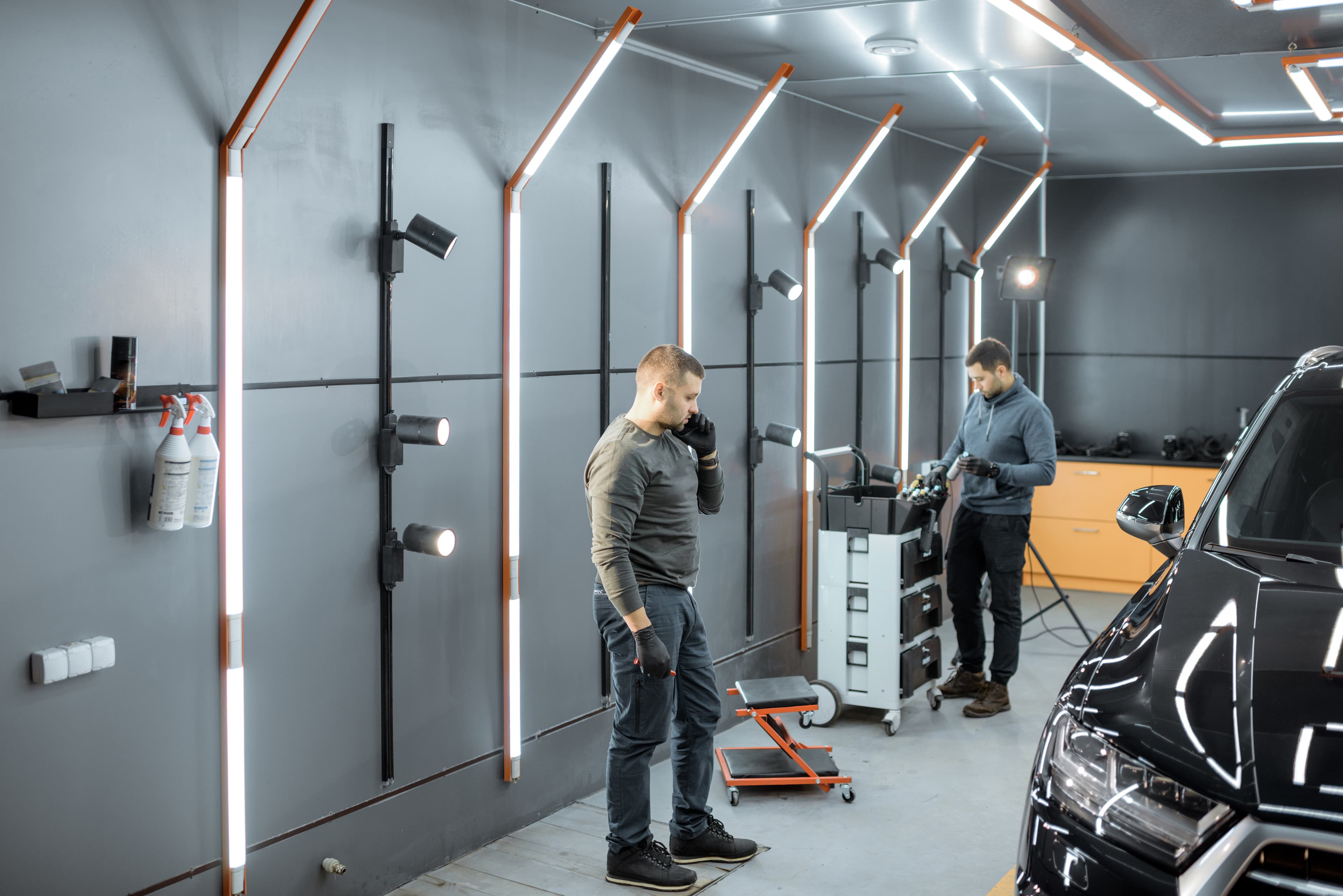 Machine polish Volkswagen Golf — na behandeling